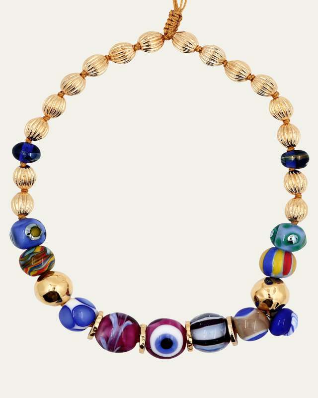 Blown Glass Charm Necklace